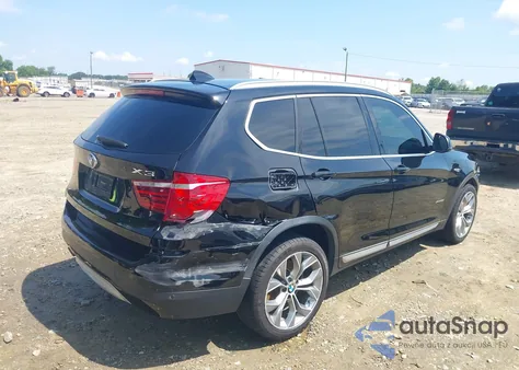 2017 BMW X3 xDrive28I из США, поврежденный, VIN 5UXWX9C57H0T00386